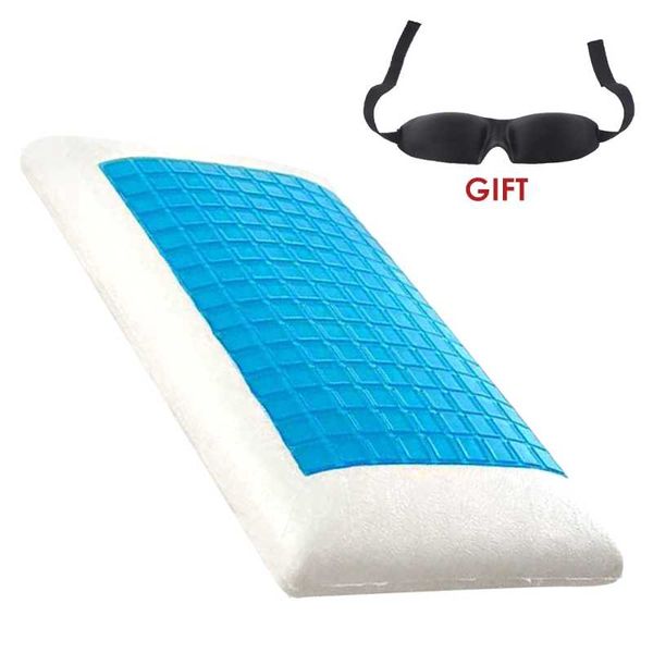 pillow white bed with blindfold gift cooling gel memory foam orthopedic pillows cervical vertebra comfortable sleeping
pillow white bed with blindfold gift cooling gel memory foam orthopedic pillows cervical vertebra comfortable sleeping