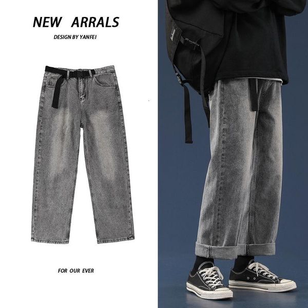 men's jeans 2021 autumn winter slim solid color straight pants relaxed casual personality youth wear, Blue
men's jeans 2021 autumn winter slim solid color straight pants relaxed casual personality youth wear, Blue
