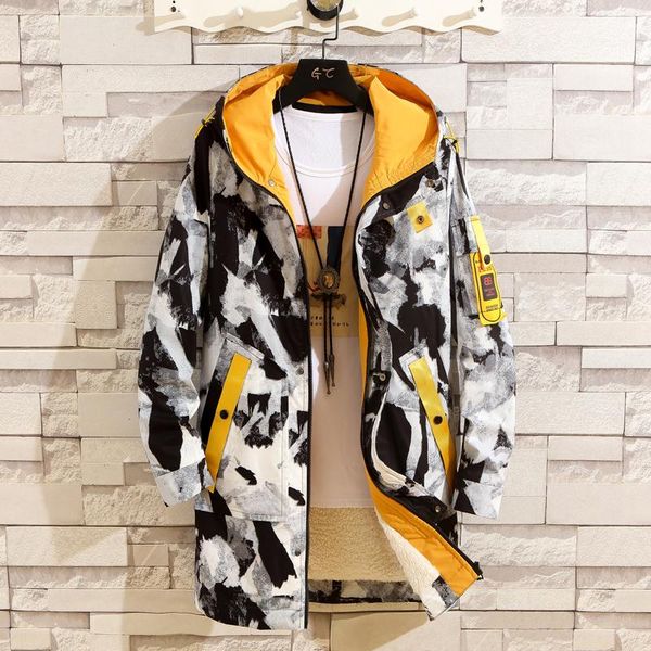 men's trench coats autumn winter youth velvet warm thinck coat medium long men hooded windbreaker jacket plus size -3xl plush clothes, Tan;black
men's trench coats autumn winter youth velvet warm thinck coat medium long men hooded windbreaker jacket plus size -3xl plush clothes, Tan;black