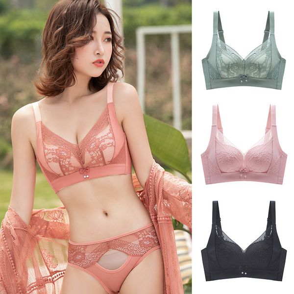new style breathable comfortable bra with thin lace bra, back and adjustable rimless underwear for women, Red;black
new style breathable comfortable bra with thin lace bra, back and adjustable rimless underwear for women, Red;black