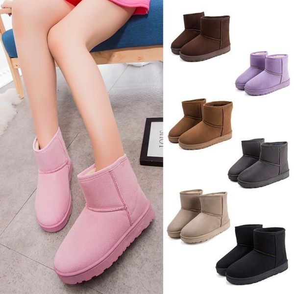 2020 season new products classic snow boots plus velvet short boots women's cotton shoes flat bottom to keep warm seven colors, Black
2020 season new products classic snow boots plus velvet short boots women's cotton shoes flat bottom to keep warm seven colors, Black