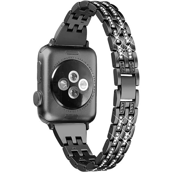 металлические полосы для apple watch series 6/5/4/3/2/1 iwatch, замена горный хрусталь bling браслет браслет для женщин, Black;brown
металлические полосы для apple watch series 6/5/4/3/2/1 iwatch, замена горный хрусталь bling браслет браслет для женщин, Black;brown