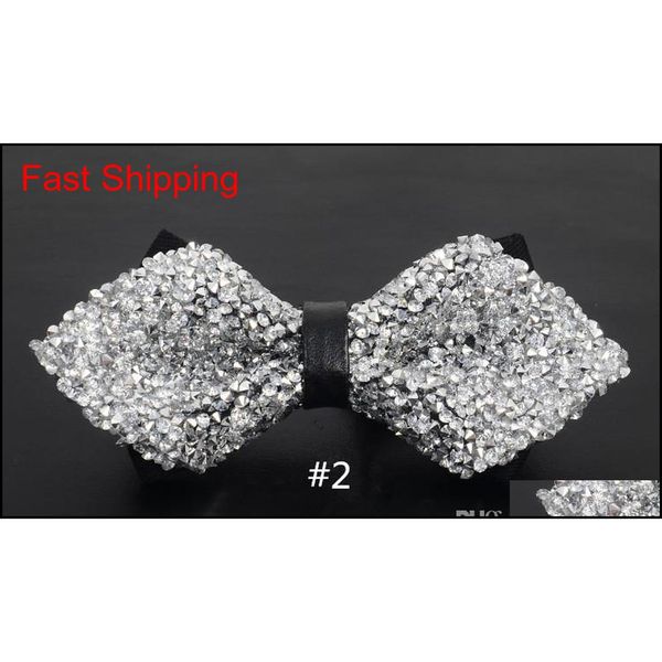 men fashion luxury diamond bow tie glitter crystal rhinestone men tuxedo bow tie triangle adjustable for we qylqyp queen66, Black;gray
men fashion luxury diamond bow tie glitter crystal rhinestone men tuxedo bow tie triangle adjustable for we qylqyp queen66, Black;gray