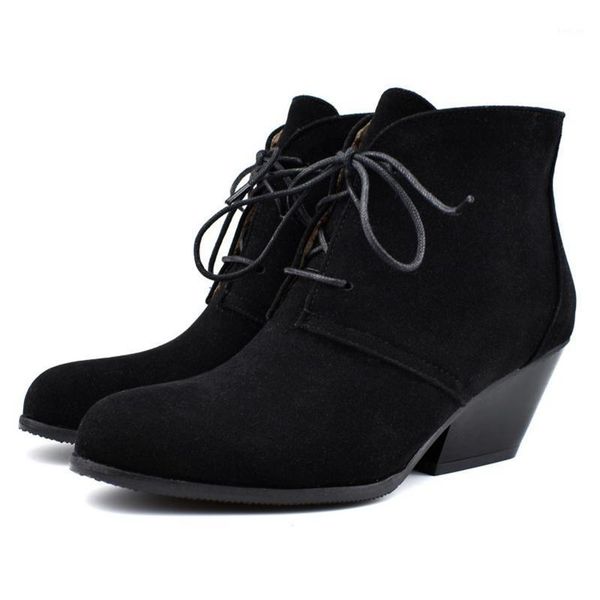 blxqpyt new big size 34-48 autumn winter ankle women boots riding lace up high heel warm ladies botas mujer 578-11, Black
blxqpyt new big size 34-48 autumn winter ankle women boots riding lace up high heel warm ladies botas mujer 578-11, Black