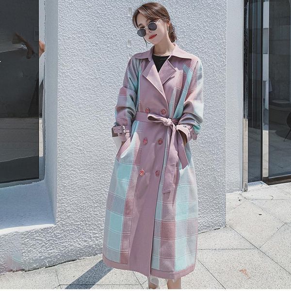 2021 new women's jacket spring new design big name pink contrast plaid suit stitch fashion coat l9 g073, Black;brown
2021 new women's jacket spring new design big name pink contrast plaid suit stitch fashion coat l9 g073, Black;brown