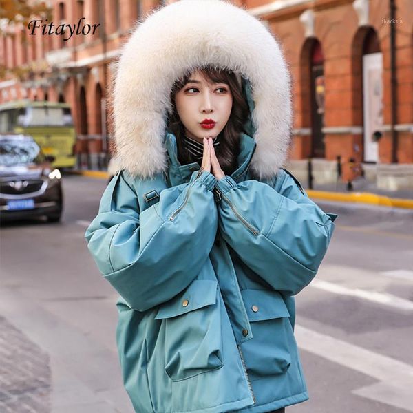 fitaylor 2020 huge real raccoon fur hooded jacket women new winter down coat 90% white duck down parka thick warm outerwear1, Black
fitaylor 2020 huge real raccoon fur hooded jacket women new winter down coat 90% white duck down parka thick warm outerwear1, Black