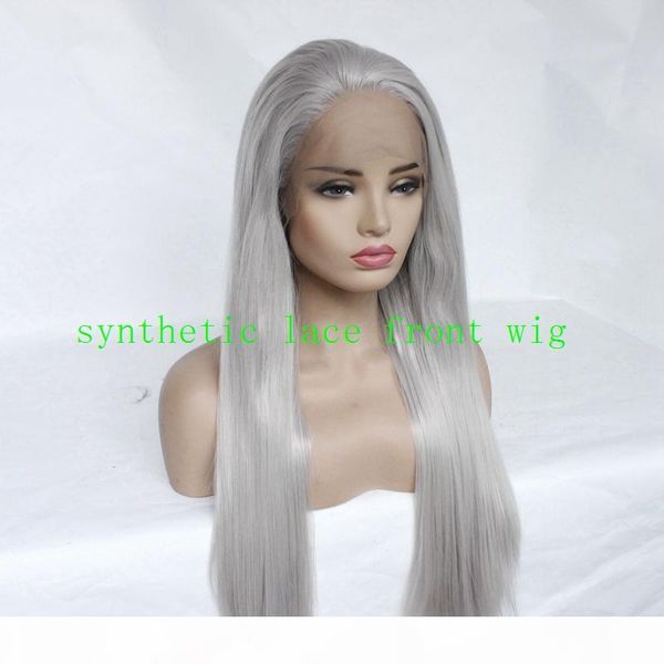 long silky straight synthetic lace wig long natural women's lace frontal wig grey gray color synthetic lace front wigs fully hair 24&qu, Black
long silky straight synthetic lace wig long natural women's lace frontal wig grey gray color synthetic lace front wigs fully hair 24&qu, Black