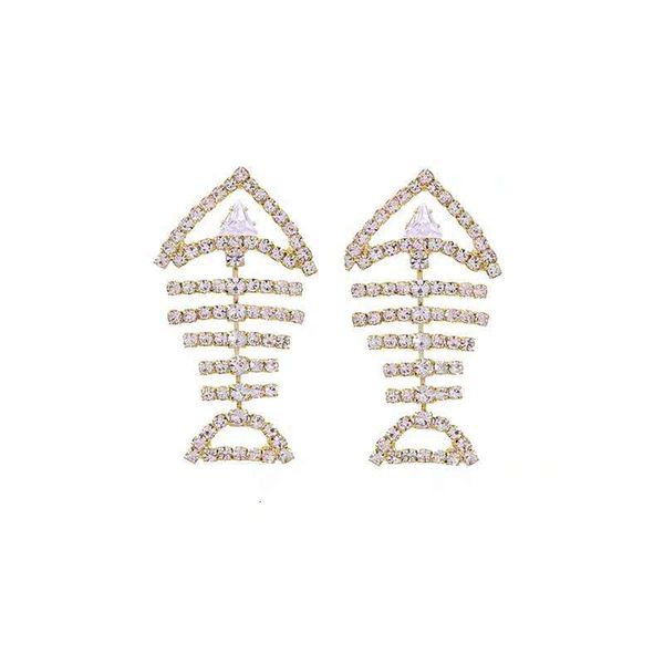 luxury- french earrings 2021 new trendy south korean temperament web celebrity with the same flash diamond marine fishbone advanced ear, Silver
luxury- french earrings 2021 new trendy south korean temperament web celebrity with the same flash diamond marine fishbone advanced ear, Silver
