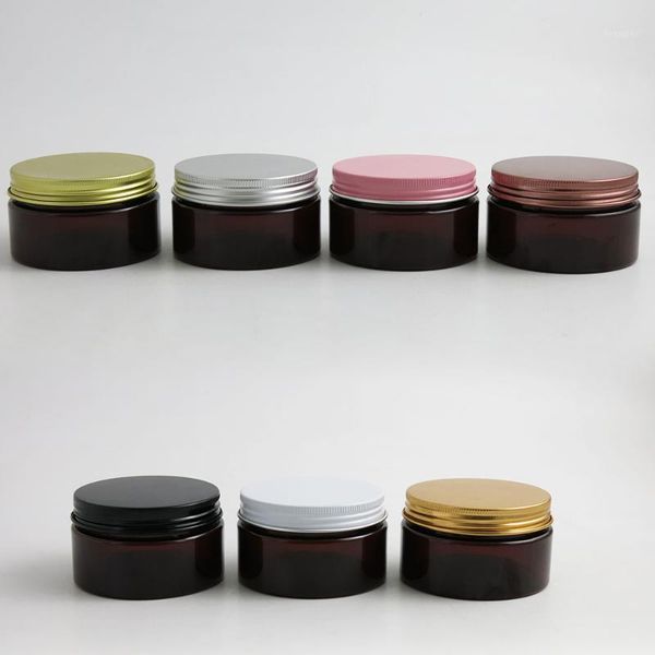 100g empty amber cosmetic cream containers jars 100cc 100ml for cosmetics packaging plastic bottles with metal lids1 packing
100g empty amber cosmetic cream containers jars 100cc 100ml for cosmetics packaging plastic bottles with metal lids1 packing