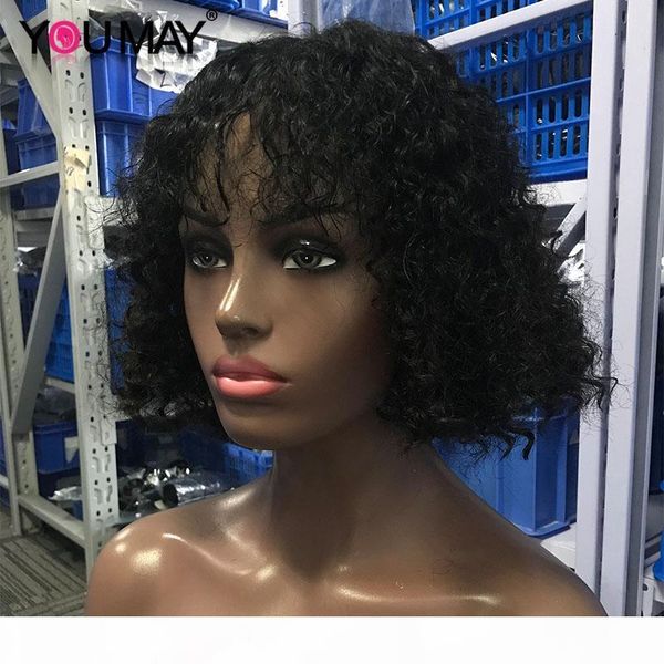 curly human hair wigs with bangs for women 180 density 13x4 bob lace front wigs 4x4 closure with bangs you may remy, Black;brown
curly human hair wigs with bangs for women 180 density 13x4 bob lace front wigs 4x4 closure with bangs you may remy, Black;brown