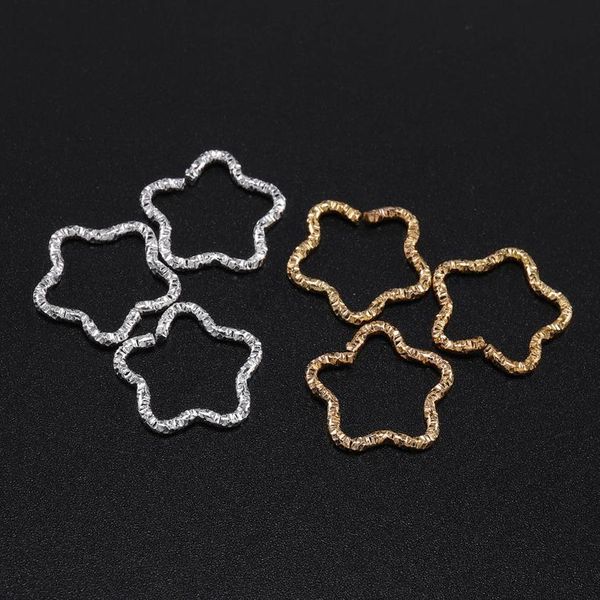 50pcs/lot 16.5mm new style gold star jump rings twisted split rings spacer connectors for jewelry making making jllhfa, Silver
50pcs/lot 16.5mm new style gold star jump rings twisted split rings spacer connectors for jewelry making making jllhfa, Silver