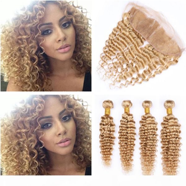honey blonde peruvian hair bundles deep wave with frontal 4bundles #27 strawberry blonde human hair wefts with 13x4 lace frontal closure, Black;brown
honey blonde peruvian hair bundles deep wave with frontal 4bundles #27 strawberry blonde human hair wefts with 13x4 lace frontal closure, Black;brown