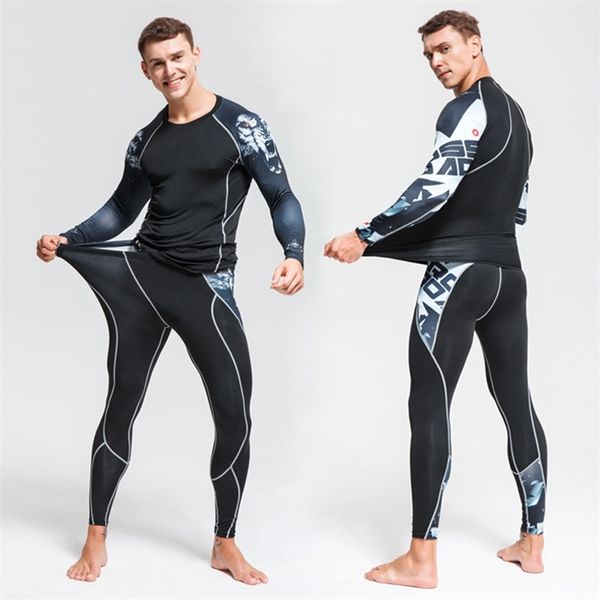 men's thermal underwear sports suit tights men long johns jogging leggings fitness gym clothing leggings rashgard male 220108, Black;white
men's thermal underwear sports suit tights men long johns jogging leggings fitness gym clothing leggings rashgard male 220108, Black;white
