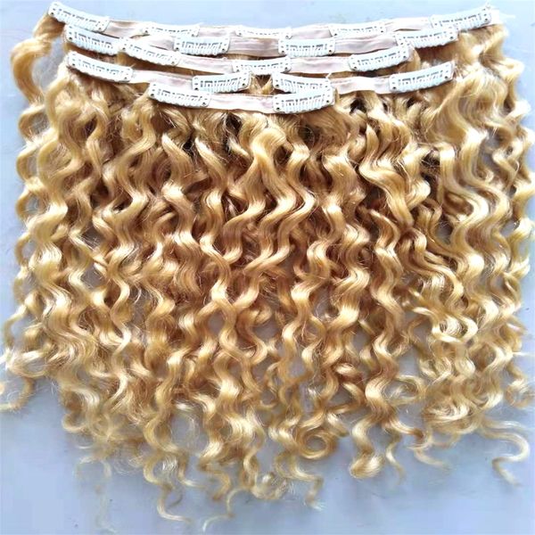 brazilian virgin curly hair weft clip in extensions blonde 613# color human weaves can be dyed, Black;brown
brazilian virgin curly hair weft clip in extensions blonde 613# color human weaves can be dyed, Black;brown