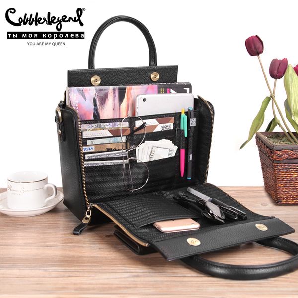 cobbler legend super organizer handbag genuine leather black messenger bag designer handle bags women tote soft satchel 2019
cobbler legend super organizer handbag genuine leather black messenger bag designer handle bags women tote soft satchel 2019