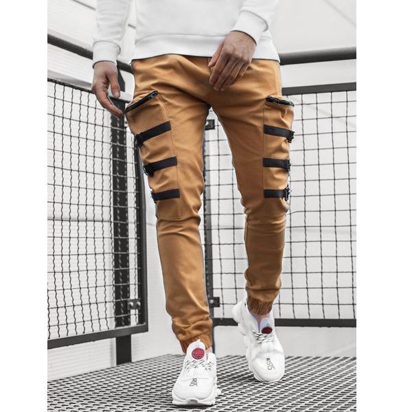 men's pants personality solid winth pocket bunch of foot breathable washable casual fashion quality male long trousers, Black
men's pants personality solid winth pocket bunch of foot breathable washable casual fashion quality male long trousers, Black