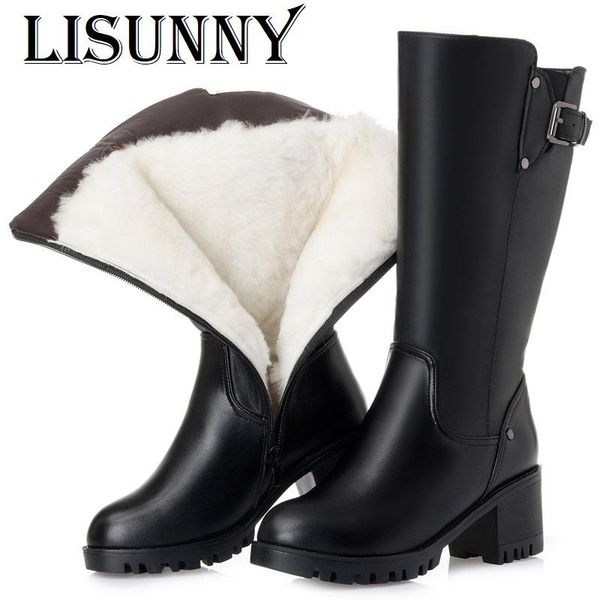 boots 2021 women winter long genuine leather motorcycle warm wool trend high wholesale, Black
boots 2021 women winter long genuine leather motorcycle warm wool trend high wholesale, Black