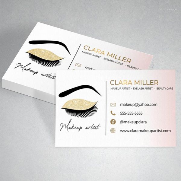 personalize eyelash makeup artist business card, beauty store business card, handmade shop card premade card1
personalize eyelash makeup artist business card, beauty store business card, handmade shop card premade card1