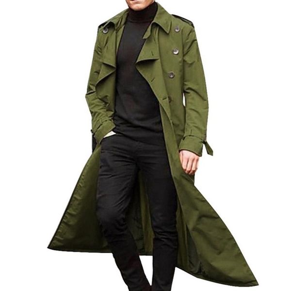 men's trench coats men casual long coat double breasted turn down solid color jacket male fashion sleeve outwear windbreaker, Tan;black
men's trench coats men casual long coat double breasted turn down solid color jacket male fashion sleeve outwear windbreaker, Tan;black