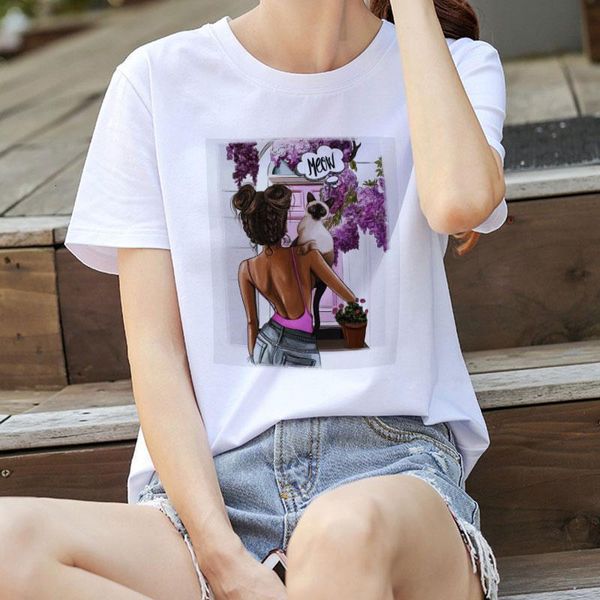 women clothes 2021 summer harajuku thin section t shirt fashion cartoon fun letter printed tshirt leisure aesthetic shirt, White
women clothes 2021 summer harajuku thin section t shirt fashion cartoon fun letter printed tshirt leisure aesthetic shirt, White