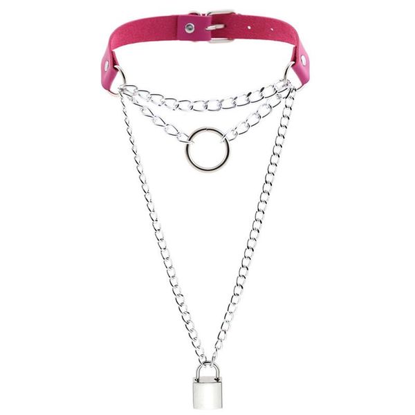 chokers trendy choker lock and key pendant necklace leather punk jewelry on the neck circle aesthetic gothic accessories, Golden;silver
chokers trendy choker lock and key pendant necklace leather punk jewelry on the neck circle aesthetic gothic accessories, Golden;silver