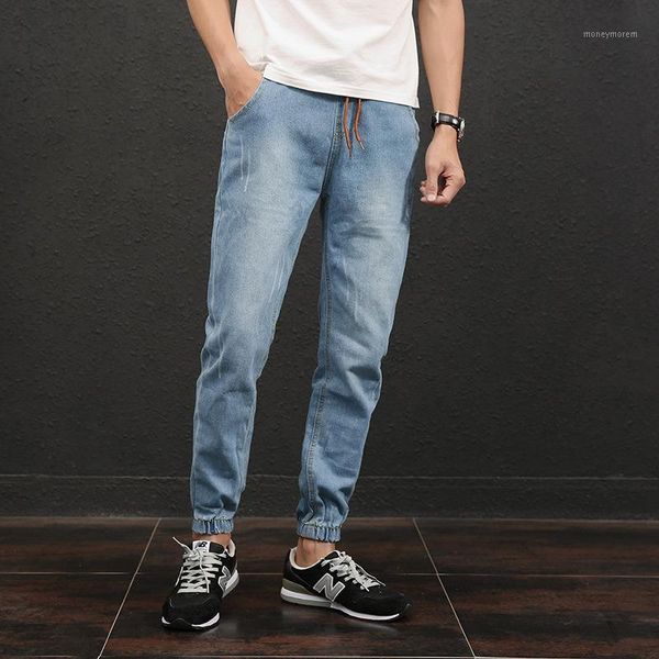 men's jeans large size men's ripped decor light blue drawstring casual fashion joker fit spring autumn male quality pants1
men's jeans large size men's ripped decor light blue drawstring casual fashion joker fit spring autumn male quality pants1