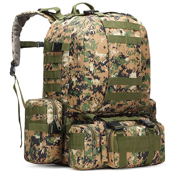 45l outdoor large tactical backpack shoulders men's travel waterproof bag camouflage luggage combination big army bag
45l outdoor large tactical backpack shoulders men's travel waterproof bag camouflage luggage combination big army bag