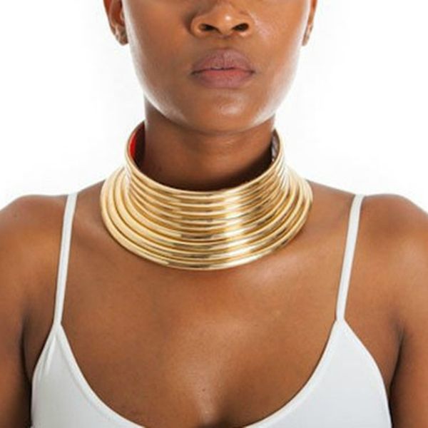 chokers necklaces for women 9 colors africa style collars female choker fashion necklace jewelry party gifts, Golden;silver
chokers necklaces for women 9 colors africa style collars female choker fashion necklace jewelry party gifts, Golden;silver