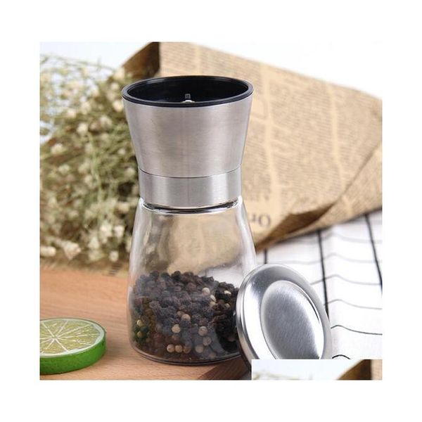 new stainless steel salt and pepper mill glass body spice salt and pepper grinder kitchen access jlltrw dayupshop
new stainless steel salt and pepper mill glass body spice salt and pepper grinder kitchen access jlltrw dayupshop