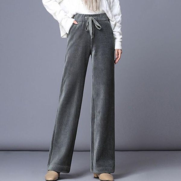2021 autumn in a straight line corduroy women's trousers size elastic cord plus velvet waist long leg p1737 ooz0, Black;white
2021 autumn in a straight line corduroy women's trousers size elastic cord plus velvet waist long leg p1737 ooz0, Black;white