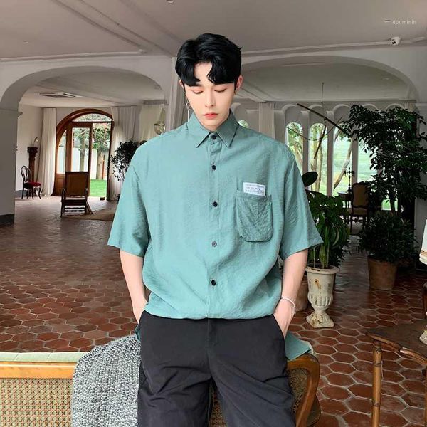3 colors men summer short sleeve loose casual shirts male streetwear fashion hip hop party show dress shirt1, White;black
3 colors men summer short sleeve loose casual shirts male streetwear fashion hip hop party show dress shirt1, White;black