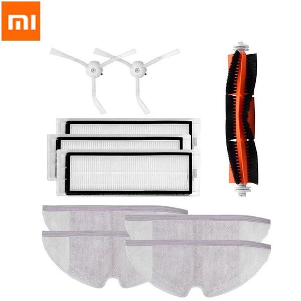 10pcs robot vacuum cleaner parts accessories hepa filter + side brush + main brush mop clot replacements kit
10pcs robot vacuum cleaner parts accessories hepa filter + side brush + main brush mop clot replacements kit