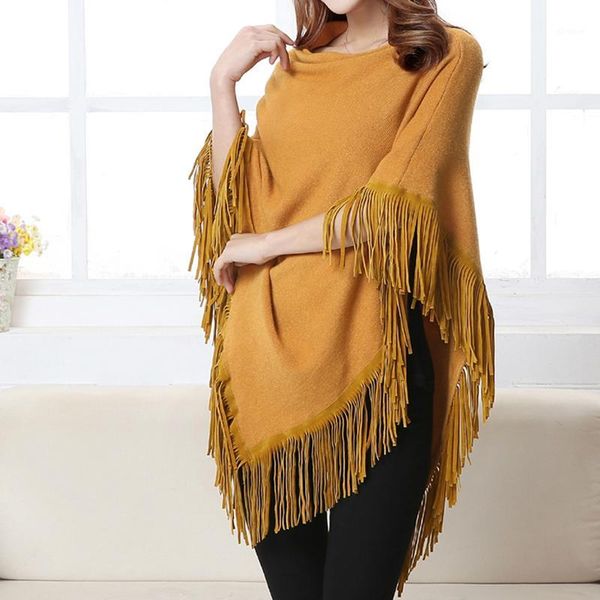 women spring winter knitted pullover cotton tassel poncho capes shawl pullovers sweater coat female solid batwing bufanda mujer1, Black
women spring winter knitted pullover cotton tassel poncho capes shawl pullovers sweater coat female solid batwing bufanda mujer1, Black