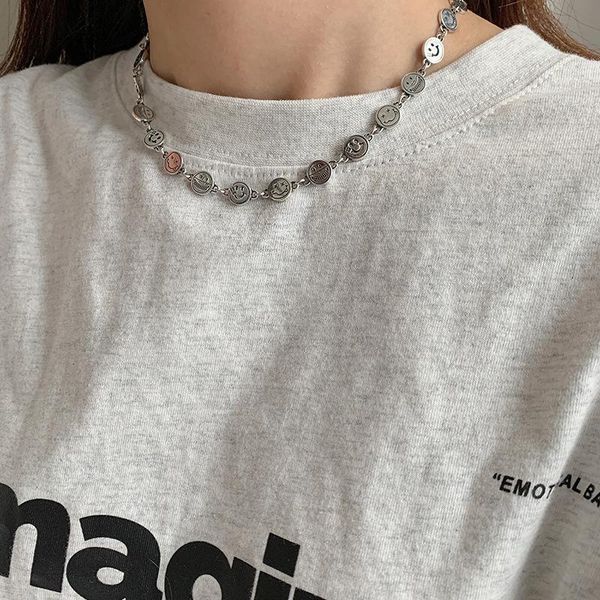 timeonly exaggerated smile coin choker neckalces for women girls funny sweater neckalce korean fashion accessories festival, Golden;silver
timeonly exaggerated smile coin choker neckalces for women girls funny sweater neckalce korean fashion accessories festival, Golden;silver