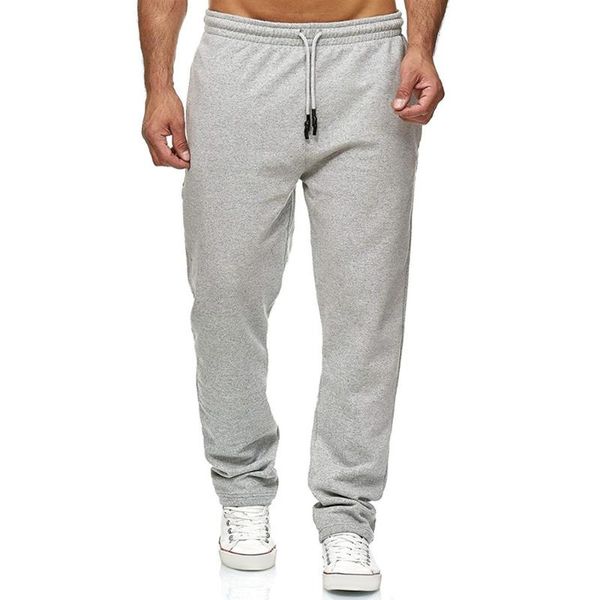 men's pants sports sweatpants straight men clothing drawstring solid loose casual gym trousers male jogger, Black 
men's pants sports sweatpants straight men clothing drawstring solid loose casual gym trousers male jogger, Black