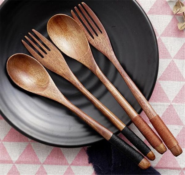 spoons 2pcs wooden spoon salad fork set wood kitchen utensils long handle soup tableware dinnerware cutlery for 
spoons 2pcs wooden spoon salad fork set wood kitchen utensils long handle soup tableware dinnerware cutlery for