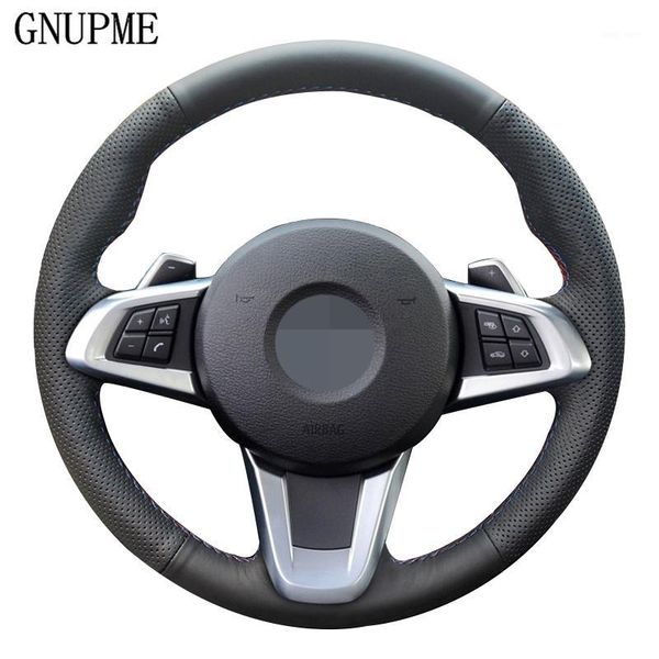 diy hand-stitched black soft non-slip artificial leather car steering wheel cover for z4 e89 2009-20201
diy hand-stitched black soft non-slip artificial leather car steering wheel cover for z4 e89 2009-20201