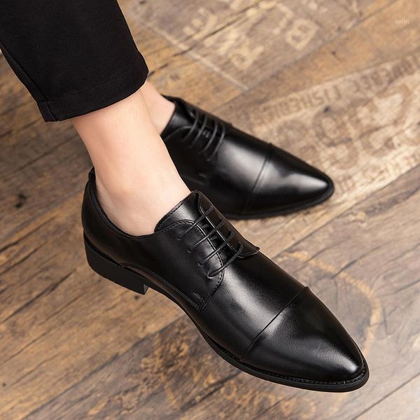 men's dress shoes british style oxfords shoes for men business formal leather mens wedding shoe zapatos cuero hombre1, Black
men's dress shoes british style oxfords shoes for men business formal leather mens wedding shoe zapatos cuero hombre1, Black