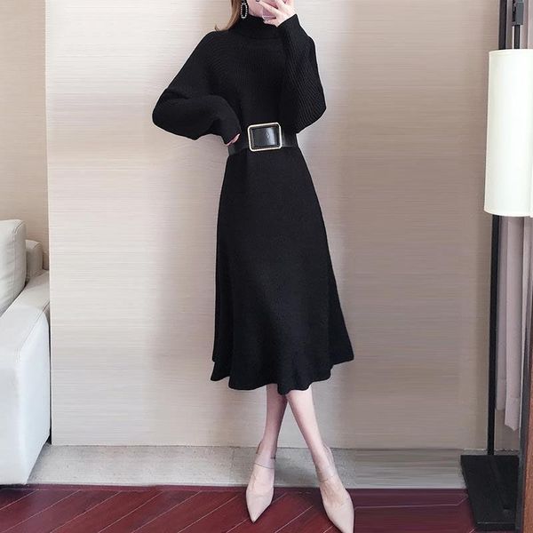 women 2021 autumn winter new fashion knitted dresses female long sleeve bottoming sweater dress ladies slim warm vestidos v733, Black;gray
women 2021 autumn winter new fashion knitted dresses female long sleeve bottoming sweater dress ladies slim warm vestidos v733, Black;gray