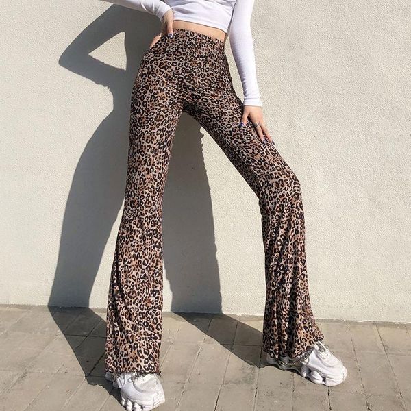 wild leopard print high-waisted micro-flared thin and leg-length casual pants high street style drape all-match trousers, Black;white
wild leopard print high-waisted micro-flared thin and leg-length casual pants high street style drape all-match trousers, Black;white