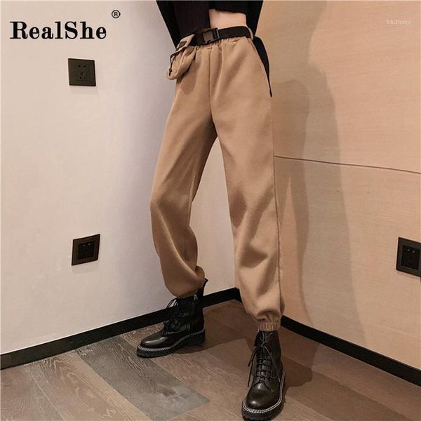 realshe women cargo pants high waist pockets solid women trousers spring casual streetwear pants femme long trousers woman1, Black;white
realshe women cargo pants high waist pockets solid women trousers spring casual streetwear pants femme long trousers woman1, Black;white