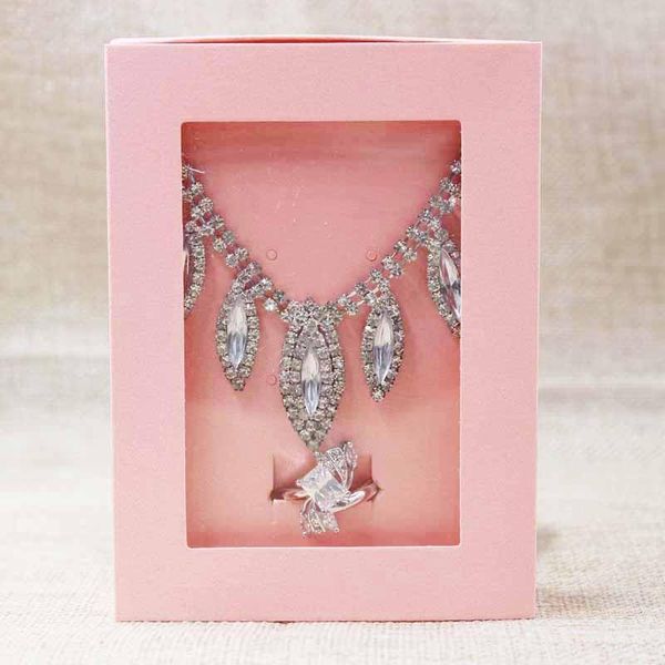 fei necklace with ring set pape window box. necklace with earring package boxgifts crafts display package window box 10pc wmtild comb2010
fei necklace with ring set pape window box. necklace with earring package boxgifts crafts display package window box 10pc wmtild comb2010