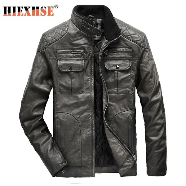 hiexhse mens leather jackets motorcycle stand collar zipper pockets male us size pu coats biker faux leather fashion outerwear 201223, Black
hiexhse mens leather jackets motorcycle stand collar zipper pockets male us size pu coats biker faux leather fashion outerwear 201223, Black