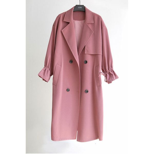 fashion windbreaker long section 2019 new spring autumn coat women trench coats korean loose casual ladies outerwear a257, Tan;black
fashion windbreaker long section 2019 new spring autumn coat women trench coats korean loose casual ladies outerwear a257, Tan;black