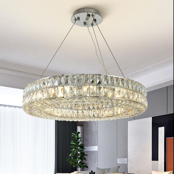 modern chrome chandelier lighting round ring dining room living room bedroom hanging lamp stainless steel light fixtures
modern chrome chandelier lighting round ring dining room living room bedroom hanging lamp stainless steel light fixtures