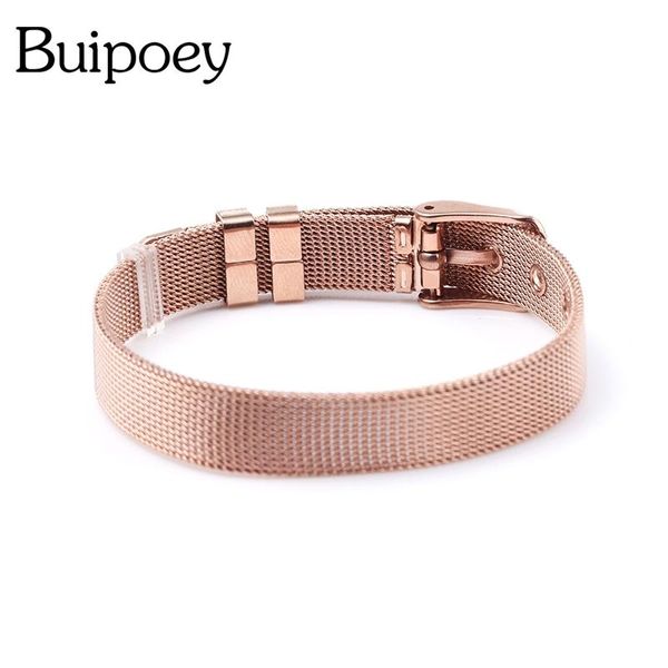 charm bracelets buipoey rose gold 10mm stainless steel mesh bracelet fit original fine & strap bangle for women fashion jewelry, Golden;silver
charm bracelets buipoey rose gold 10mm stainless steel mesh bracelet fit original fine & strap bangle for women fashion jewelry, Golden;silver