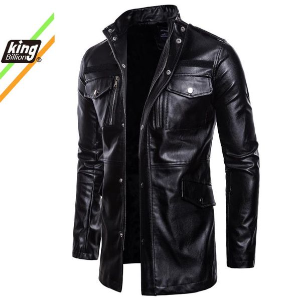 men's fur & faux overcoat street windbreaker coat plush men leather locomotive clothing pu casual jacket long, Black
men's fur & faux overcoat street windbreaker coat plush men leather locomotive clothing pu casual jacket long, Black
