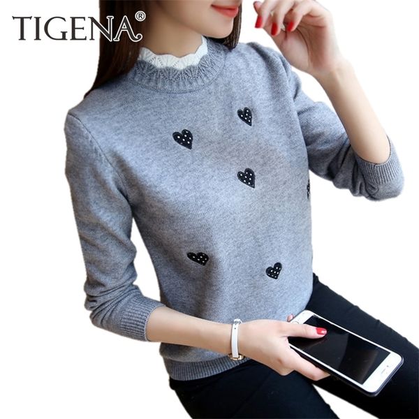tigena autumn winter knitted turtleneck pullover and sweater women jumper embroidery cute sweater female pull fmme yellow 201223, White;black
tigena autumn winter knitted turtleneck pullover and sweater women jumper embroidery cute sweater female pull fmme yellow 201223, White;black