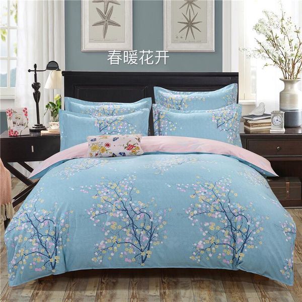 bedding sets home textile bed sheet set duvet cover linen 4pcs/set spring flowers linens king twin 160/180
bedding sets home textile bed sheet set duvet cover linen 4pcs/set spring flowers linens king twin 160/180