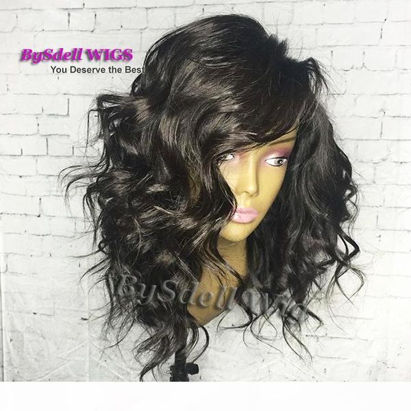 new arrival lady short body wavy hair lace front wig glueless synthetic lace front wigs with baby hair, Black
new arrival lady short body wavy hair lace front wig glueless synthetic lace front wigs with baby hair, Black